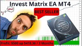 Invest Matrix EA MT4 Setting + Backtest | Profit: $500 up $418,36 / 3 Months | EA Forex Store