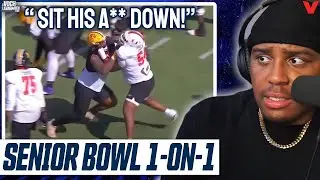 American Team OL vs. DL 1-on-1 Film Breakdown | Senior Bowl Day 1 Reaction | Voch Lombardi Live