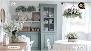 DIY Cottagecore Spring Decor: Rustic Green Charm Meets Romantic Shabby Chic Perfection