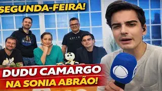 DUDU CAMARGO FOI NO PROGRAMA A TARDE E SUA COM S&Ocirc;NIA ABR&Atilde;O 