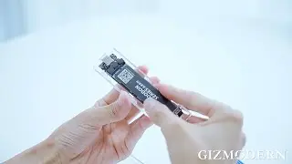Transparent Portable SSD Enclosure, with Storage Bag, Simple Installation, Fast File Transfer