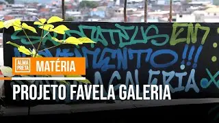 Projeto em SP transforma favela em uma galeria de arte a céu aberto
