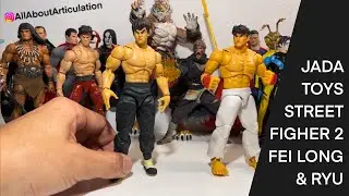 ALL ABOUT ARTICULATION - Jada Toys Street Fighter 2 - FEI LONG & RYU