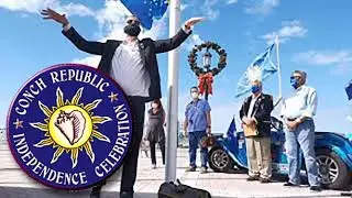 Key West Conch Republic Independence Celebration 2020 - Raising of the Colors