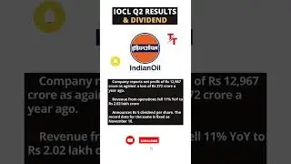 indian oil corporation dividend 5Rs Ex date Nov 10th #dividendstock2023  #dividend #stocks #share