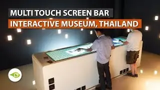 Interactive Multi Touch Table Bar for Museum in Thailand