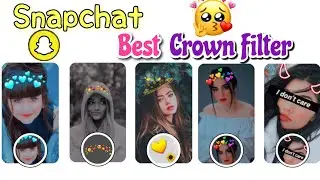 Best Snapchat crown filter || anutechnology || Snapchat filter