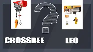 Difference between Leo and Crossbee Mini Electric Hoist PA500 PA1000 PA1200 Imported
