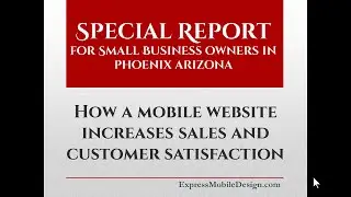 Mobile Website Development for Phoenix AZ 85001| Avoid These Mobile Website Mistakes