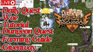 🔴LIVE TUTORIAL FARMING DI CRO YTTA #communityragnarok  #communityragnarok