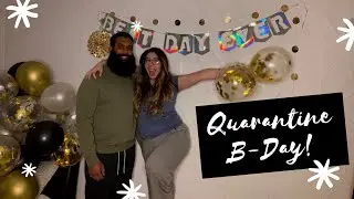 Quarantine Birthday! Creating a Birthday Wall with Balloon Garland