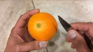 How to peel an orange - the best way