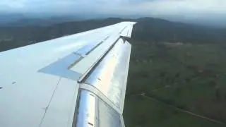 Spectacular McDonnell Douglas  MD 82 SUNSET LANDING  🎧| Laser Airlines
