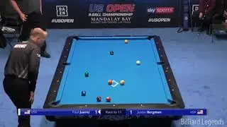 Paul Juarez - Justin Bergman | 2019 US Open 9-Ball Championship