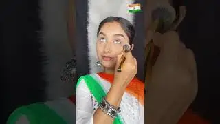 REPUBLIC DAY Makeup Look🇮🇳 #republicdaymakeup #ytshorts #republicday