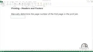 Printing Headers and Footers