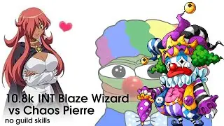 GMS Reboot Chaos Pierre with split (solo progression) | 10.8k stat blaze wizard