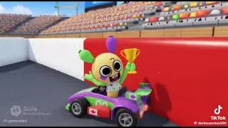 Canada bird loses the race animated scene