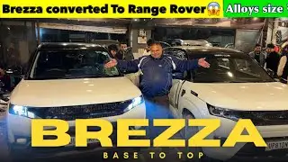  Brezza Lxi Modification 2024😱 | brezza modified 2024 | brezza modified Ixi to zxi✅