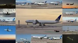 United Airlines B763, B764, B772, B77W, B789 & B78X | 2024 Las Vegas (LAS/KLAS) Planespotting