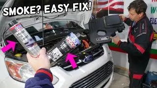 WHY CAR HAS WHITE SMOKE BLUE SMOKE BLACK SMOKE FROM EXHAUST FORD C-MAX FORD FUSION LINCOLN MKZ