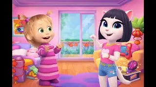 talking angela kids game talking angela talking angela gameplay Talking Angela vs Masha