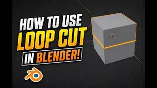 Blender Beginner Series Day 6 - How to use loop cut in Blender! (Quick and Easy)!