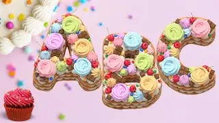 ABC Cake Party! 🎉 Learn Letters with Sweet Treats A to Z