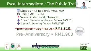 Excel Intermediate Series : Essential Data Processing  | Excel Sifu
