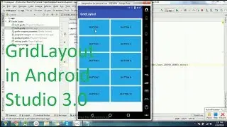 How To Create GridLayout in Android Studio 3. 0. 1