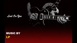 Lost On You guitar backing track (with vocals) | LP