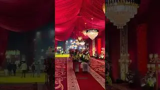 A Royale Red Theme&hearts;️ | V FOR WEDDING #shorts #weddingdecor #decoration #indianwedding