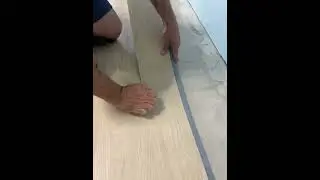 Install tip for grip strip vinyl planking