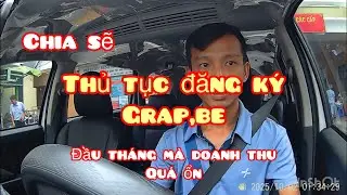 Thủ tục đăng k&yacute; Grab,Be - Đầu th&aacute;ng m&agrave; thu nhập qu&aacute; ổn #grabcar #xpander #taxi #becar #saigon 