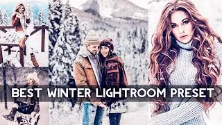 Lightroom new winter preset applying in lightroom mobile || lightroom mobile free presets downlod