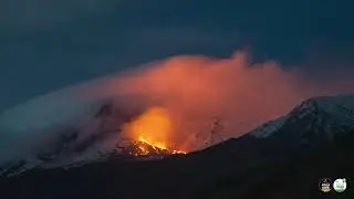 Etna Timelapse &bull; 15/12/2022