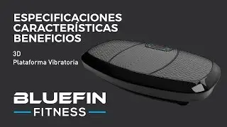 Bluefin Fitness Plataforma Vibratoria Oscilante 3D de Motor Dual | Oscilaci&oacute;n y Vibraci&oacute;n | Demo