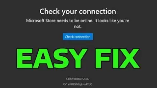 How To Fix Microsoft Store Not Loading Error Code 0x80072EFD in Windows