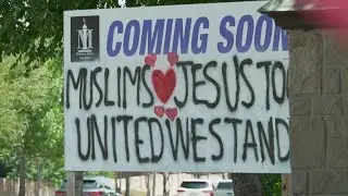 Defaced sign sparks North Texas community to rally behind Muslim community members