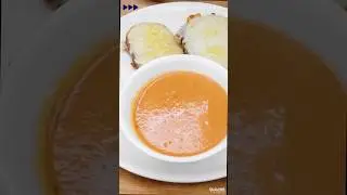 Creamy Tomato Soup and Cheese Bread