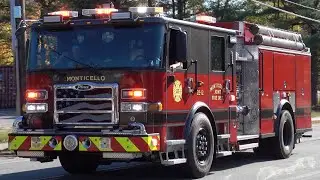 Monticello Fire Department Engine 22-12 Responding