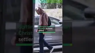 Israeli settlers spit on Palestinian Christians