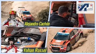 WRC2 Testing in Greece 2023 / Alejandro Cach&oacute;n and Yohan Rossel / Citroen C3 Rally 2