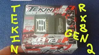 Tekin RX8 GEN2 ESC T8 GEN2 2250kV Motor 1/8 Combo Unboxing 2017