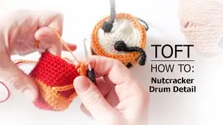 How to Crochet Nutcracker Drum Detail