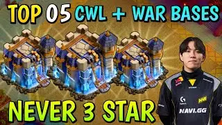 BEST 05 TH18 CWL BASE LINKS🤯NEW WAR + LEGEND TH18 BASE LINK😎 TH18 BASE COC🔥 TH18 WAR BASE LINK🥵