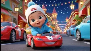 New Year Race Car Zoom Song | Fun Action & Learning Video for Toddlers