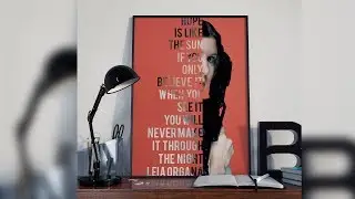 create a powerful text portrait poster in just 5 minute in photoshop