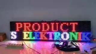 Testing Running Text RGB Full Colour