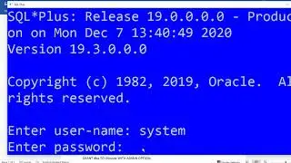 Oracle tutorial part 1 (Introduction, Unlocking sample hr schema) in Oracle 19c